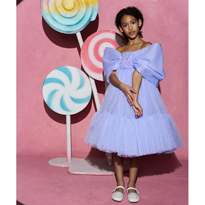 Платье Sofindy "Bow", сиреневое